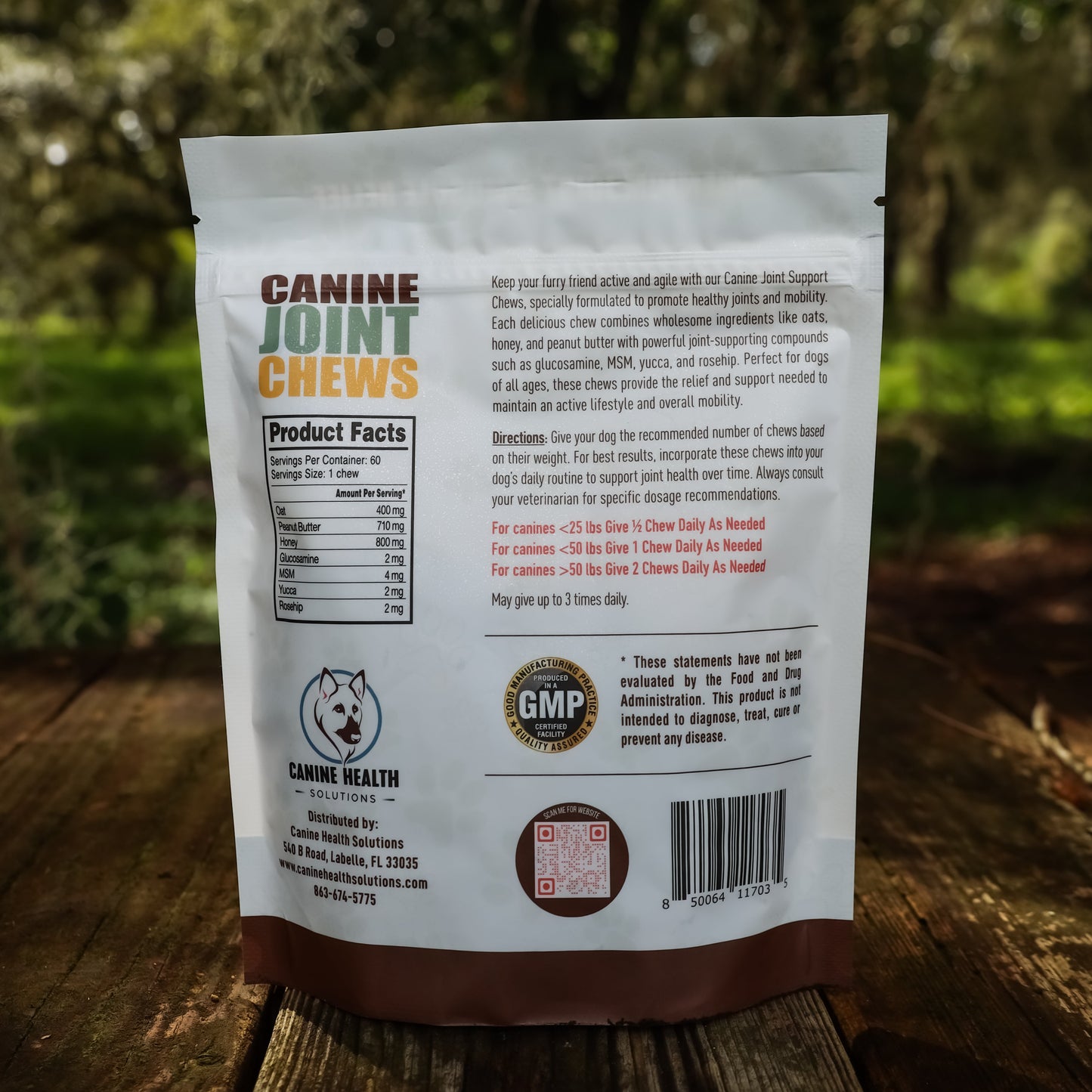 CANINE JOINT CHEWS (10 CHEWS, 60 CHEWS)