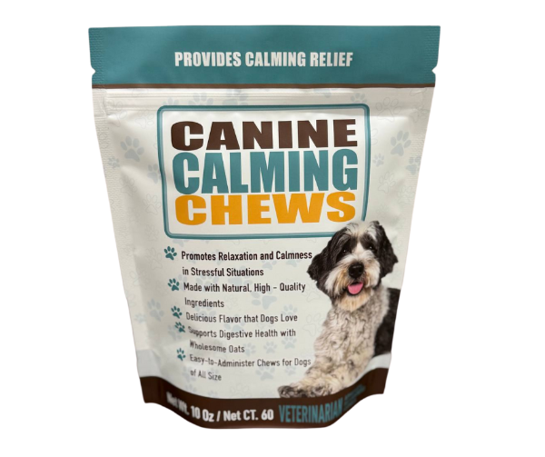 CANINE CALMING CHEWS (10 Chews, 60 Chews)