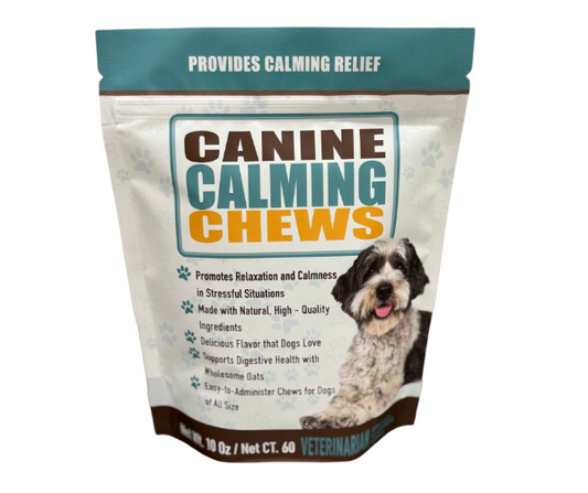 CANINE CALMING CHEWS (10 Chews, 60 Chews)