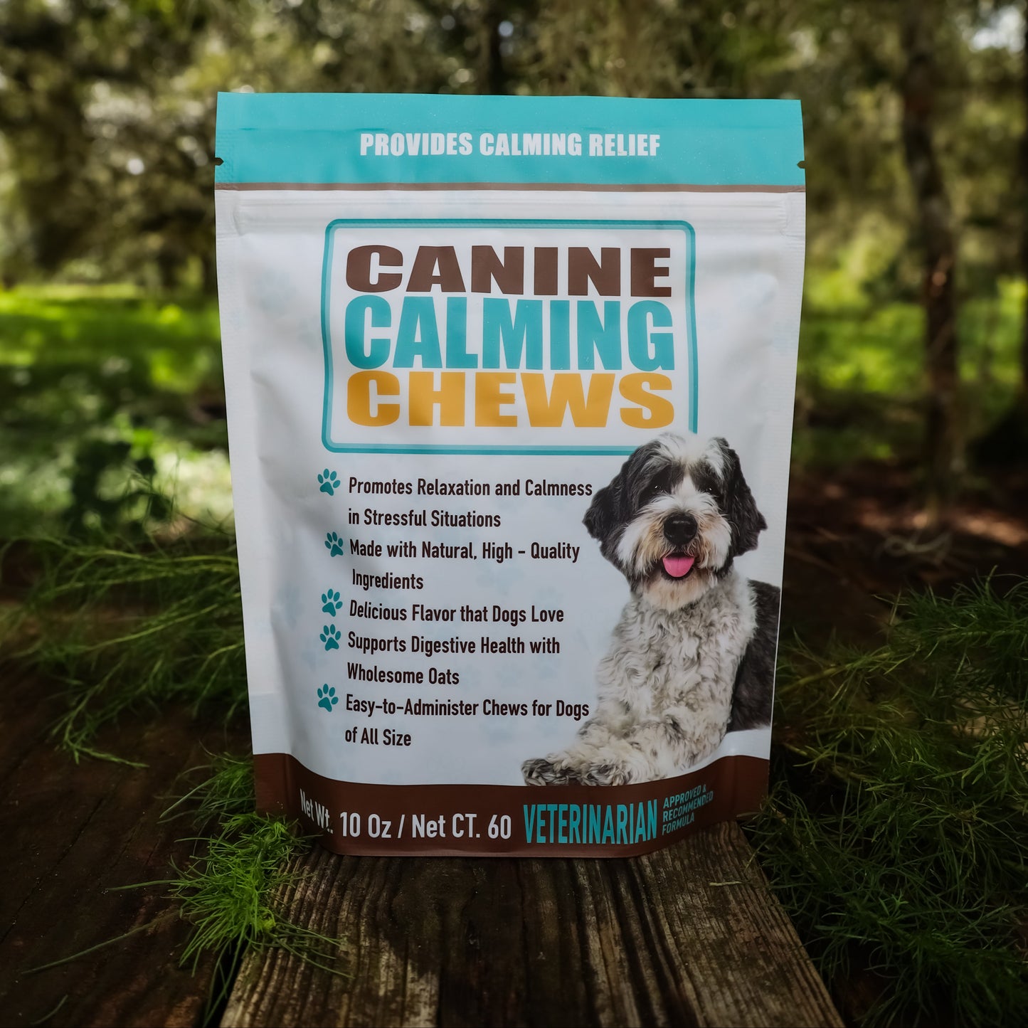 CANINE CALMING CHEWS (10 Chews, 60 Chews)