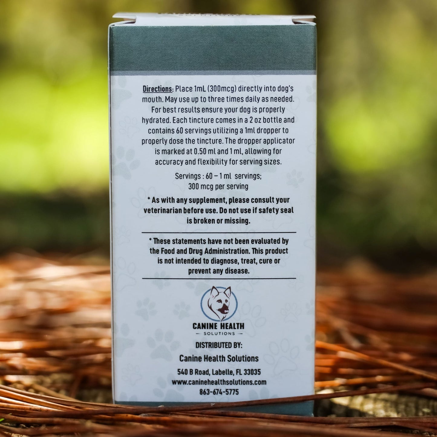 CANINE WELLNESS TINCTURE (60ML)